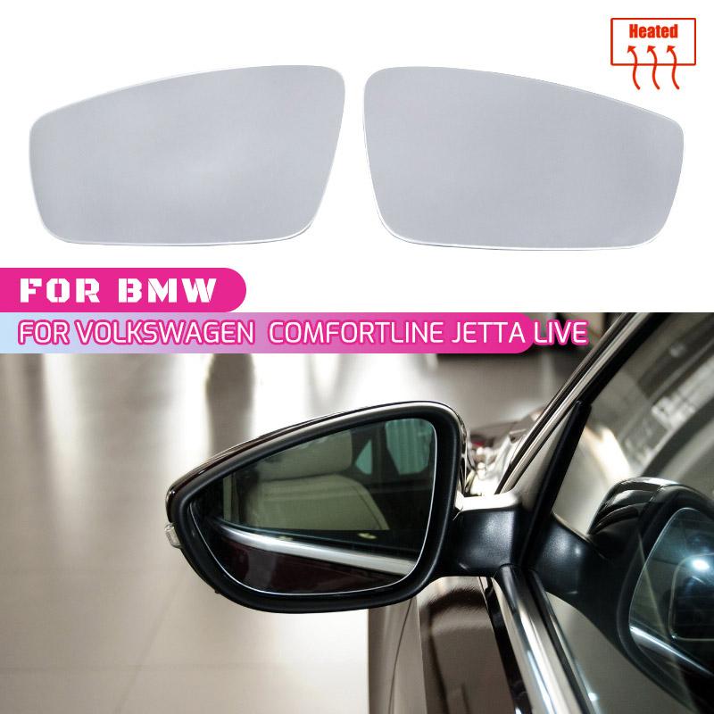 For VW Volkswagen Passat B7 2010-2015 CC EOS Jetta MK6 Beetle Scirocco 2008-2018 Side Wing Mirror Glass Heated