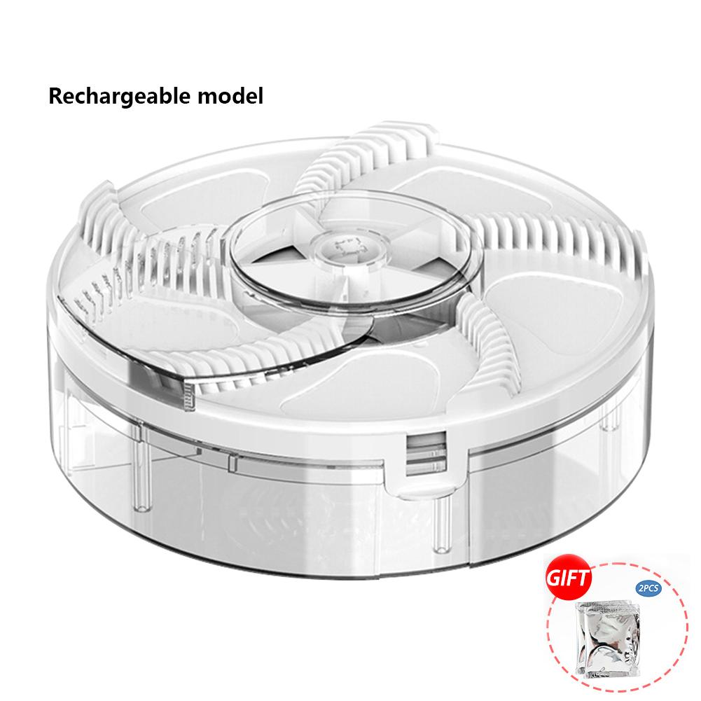 Автоматическая ловушка для мух с зарядкой от USB-порта Физическая ловушка для мух Кухонная мухоловка Тихая ловушка для вредителей Отпугивание насекомых