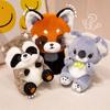 Simulation Koala Plush Toy Lesser Panda Sloth Plush Doll Animal Raccoon Plush Toy  Birthday Gift