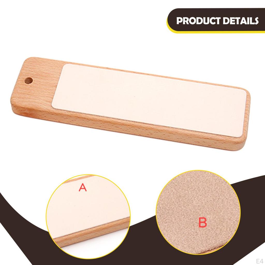 Strop, Knife Sharpening, Wooden , Sharpening Board for Wood Carving, Honing, Woodworking