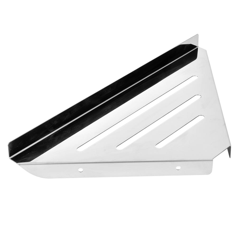 Stainless Steel Triangular Storage Shelf Shower Corner Shelf Rack Organizer for Home Bathroom