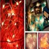 3 режима 1м 2м Светодиодная гирлянда Декоративные огни Сказочная медная проволока Для помещения и улицы
