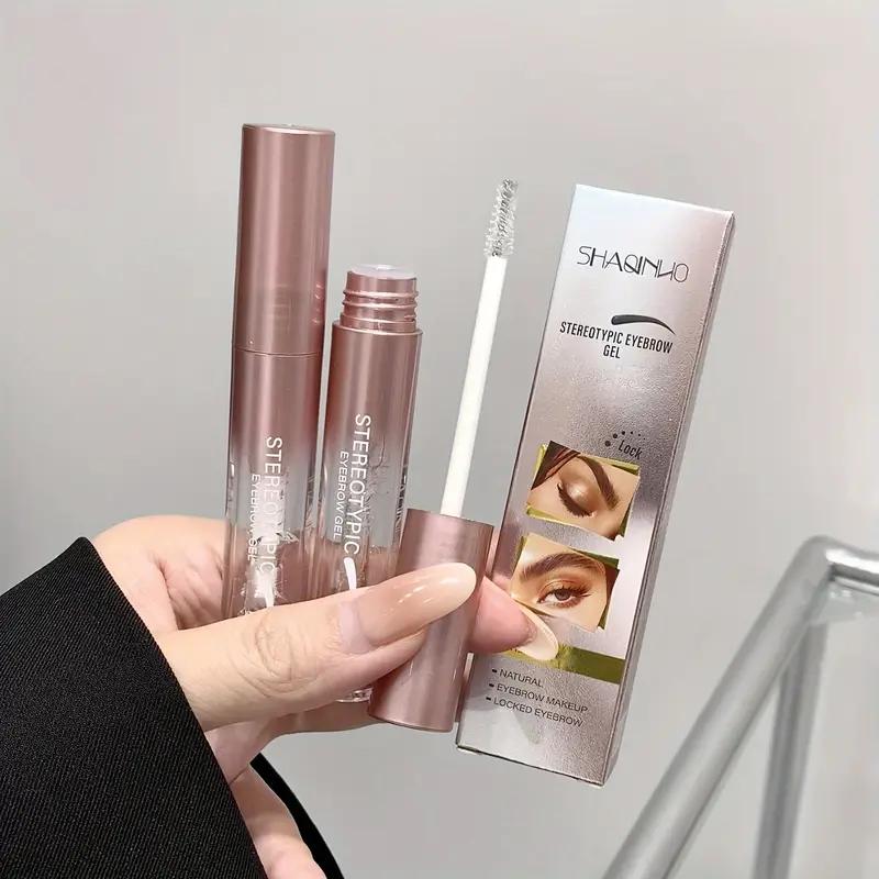 3D Three-dimensional Shaping Setting Eyebrow Glue Long Lasting Waterproof Quick Drying Eyebrow Glue, Natural Wild Eyebrow Styling