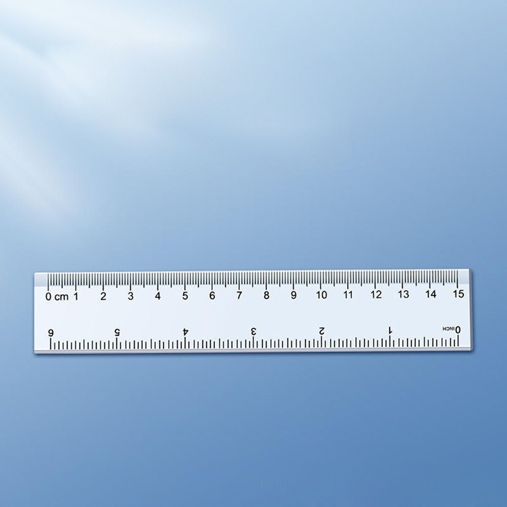 Plastic Straight Ruler Multifunction Drawing Ruler Drawing Tool Measuring Ruler School