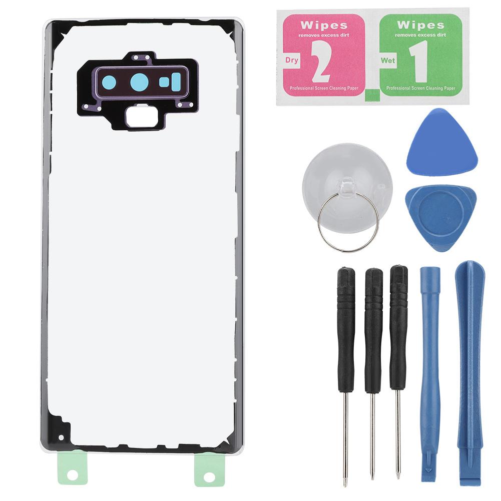 For Note9 N960 Transparent Battery Back Cover Replacement with Tools (Blue)