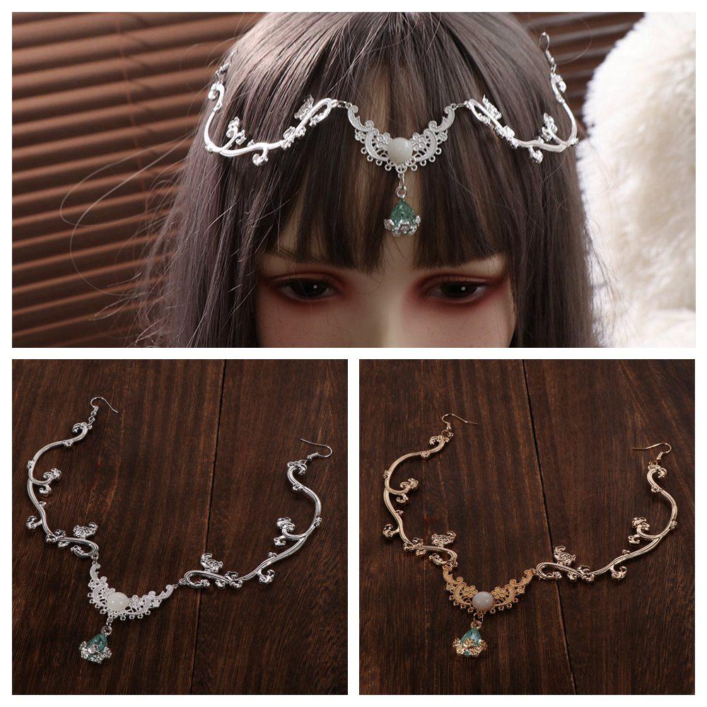 Fairy Starry Shiny Head Chain Forehead Hanfu Headdress Hair Accessories