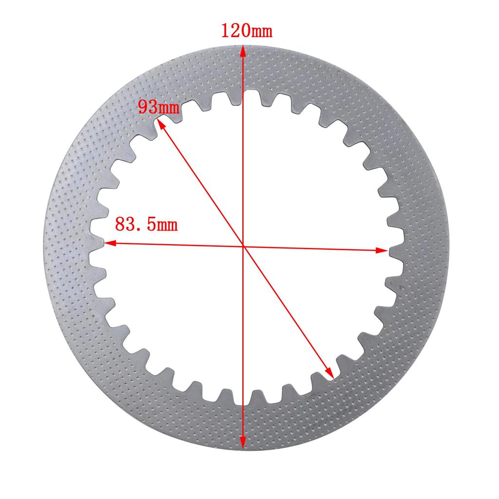 AHL 13-piece Clutch Plate Kit 13088-1081 13089-1085 Applicable to: KLX250 1994 1995 1998 1999 2001-2017 / KLX250 D-Tracker 1998 1999 2002-2007