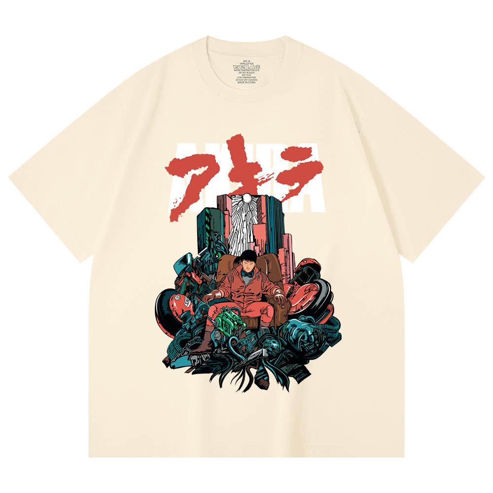 230 Gsm 100% Cotton Akira V1 Print Unisex Heavy Cotton T Shirt