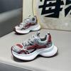 Summer Mesh Breathable Platform Sports Casual Shoes Fashionable Versatile Height Increase Comfortable Trend Lace-up Men's Shoes