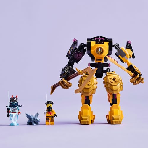 Игрушка LEGO Ninjago Механический костюм Спинжитцу Эрин - Подарок на день рождения - Строительные блоки - Мальчики, Девочки, Дети от 7, 8, 9 лет - Ученики начальной школы - P