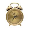 Retro Pure Copper Horseshoe Alarm Clock Classic Clockwork Mechanical Bedside Clock Nostalgic Home Decor Piece