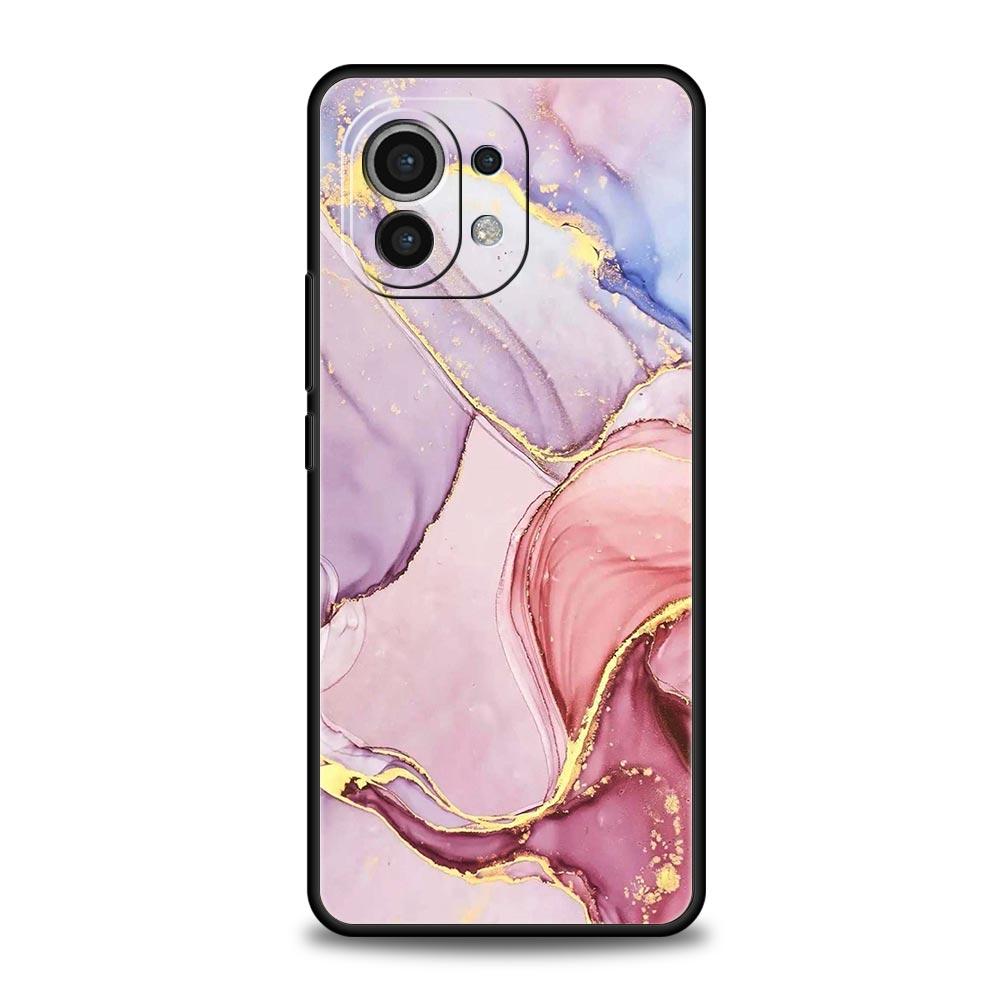 Чехол для телефона для Xiaomi 13 12 11 Lite 12T 11T 10T 9T Mi Poco M4 M3 X4 X3 Pro F4 F3 GT 5G Чехол Мягкий корпус Coque Мраморное искусство Мода