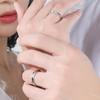 Simple Fashion Spiral Zinc Zinc Alloy Woman Men Fashion Jewelry Couple Ring Open Ring Finger Ring
