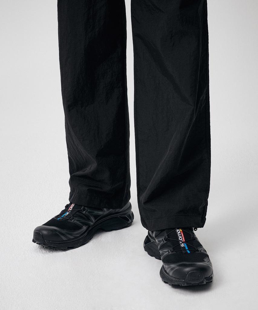 MUSINSA STANDARD Nylon Wide String Pants [Black]