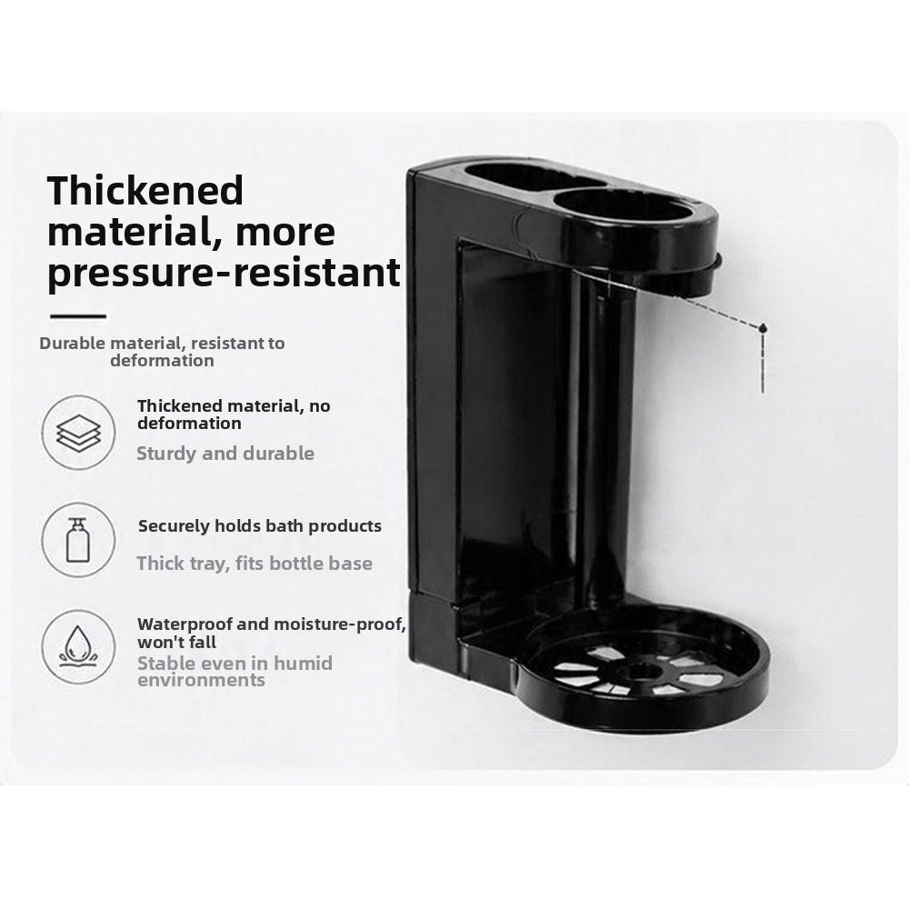 Easy Installation Bathroom Dispenser Rack 1/2/3 Head Bathroom Soap Holder Tile Surface