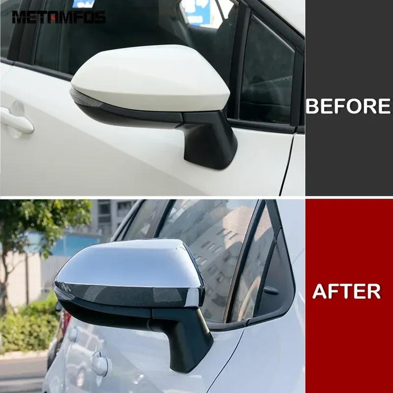 Rearview Side Mirror Cover Trim For Toyota Corolla 2024 Carbon Fiber Protection Cap Sticker Accessories