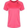 Футболка Lifestyle D2M, свободная, однотонная, с круглым вырезом и коротким рукавом, женская, розовая, CF4533