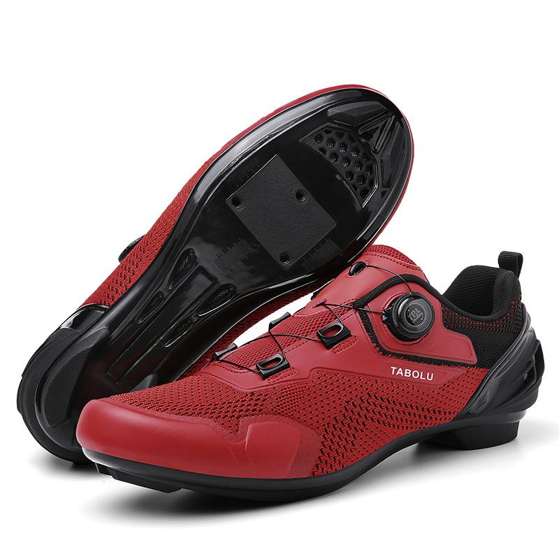 Breathable bike shoes cycling shoes men's and women's road bike lock shoes mountain bike power shoes