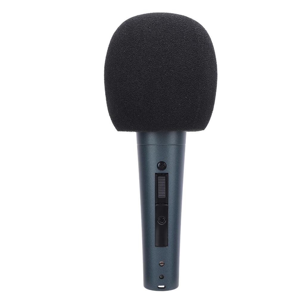 Wired Dynamic Microphone Moving Coil Dynamic Cardioid Handheld Microphone Set for Active Speakers Mixers Amplifiers Cyan