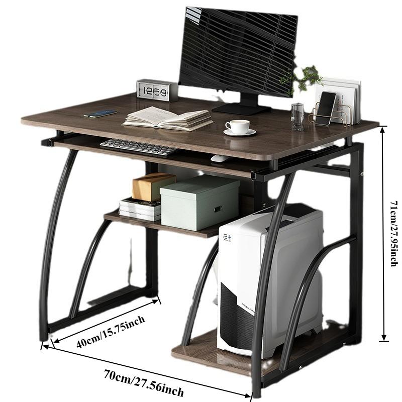 Металлические компьютерные столы для игровой комнаты, игровой стол с местом для системного блока, простые прочные материалы, многофункциональный письменный стол для комнаты
