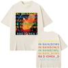 Rock Band Radiohead in Rainbows Album Merch T-shirt Men Women Clothing Y2k Fashion T-shirts Summer Casual Loose Cotton T Shirts