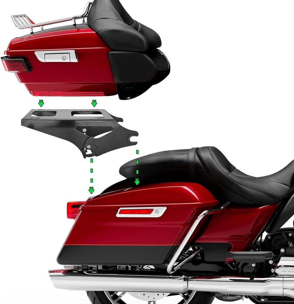 Быстросъемная багажная полка для заднего кофра Road King/Street Glide для Harley