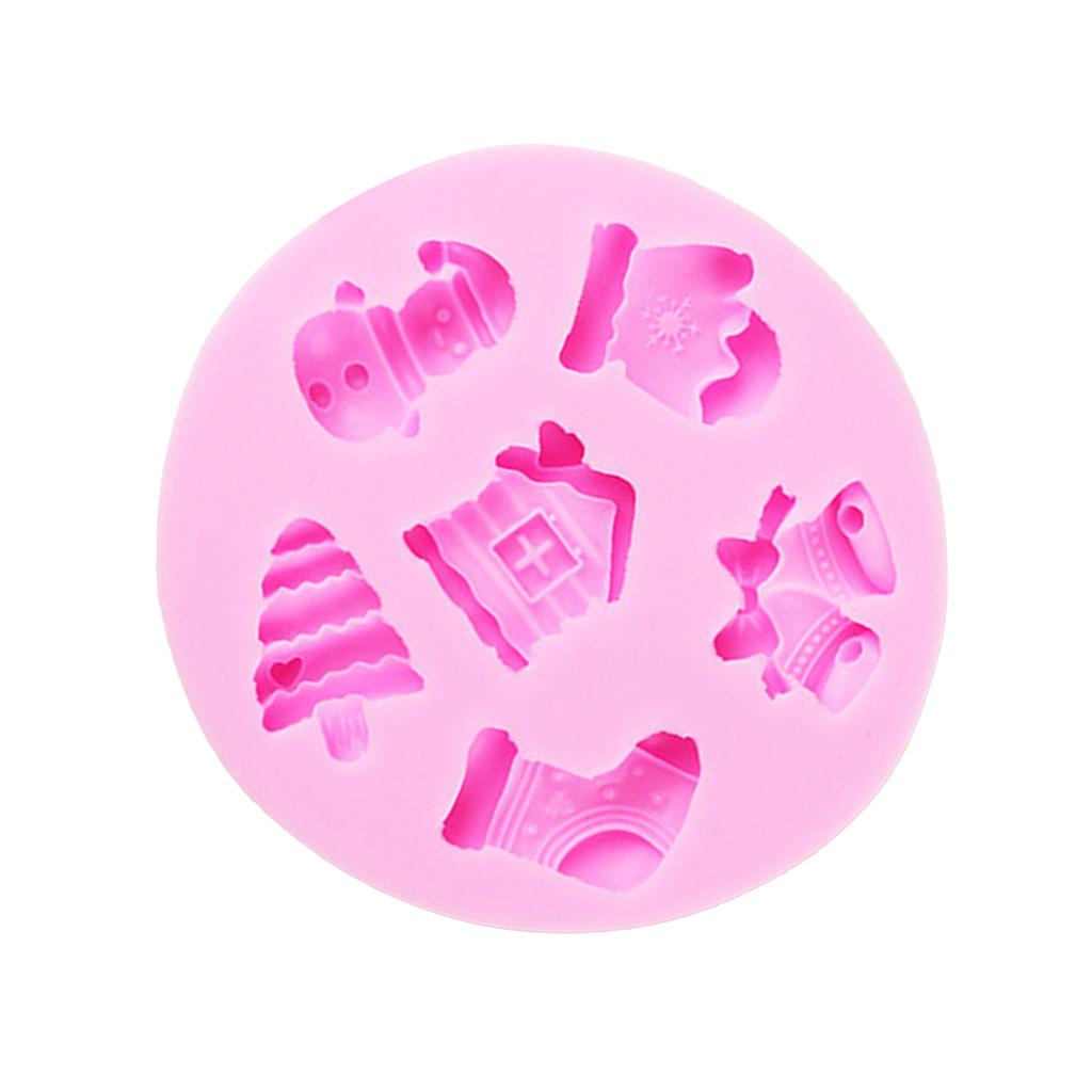 Рождественский Санта силиконовые формы для выпечки инструменты для украшения тортов помадкой формы для изготовления шоколадных конфет свечей мыла