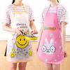 Korean Version of Cute Cartoon Printing Waist Adult Neck Apron Kitchen Oil-proof Cleaning Sleeveless Apron