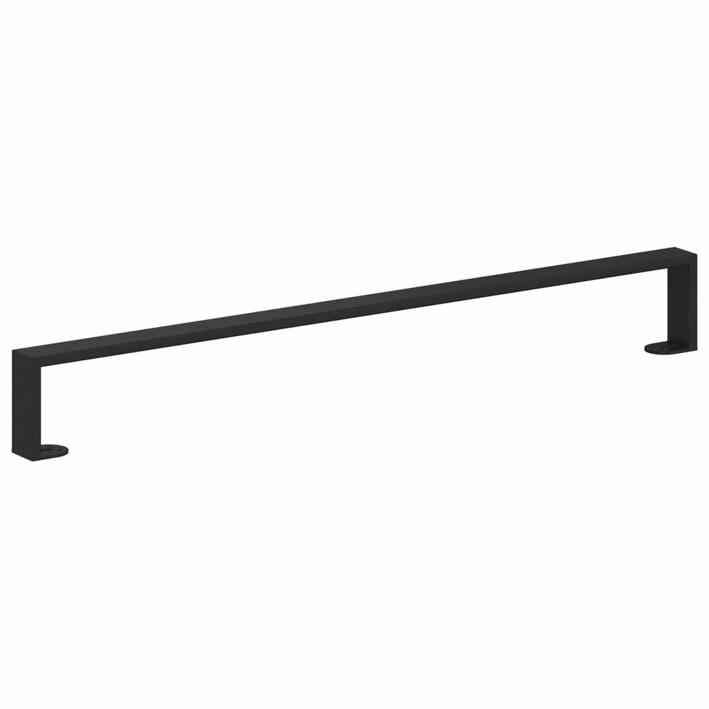 Furniture Legs 12 pcs Black 796 x 40.5 x 100 mm Iron