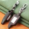 New Two Way Car Alarm Leather Case For Scher-Khan Magicar 5 6 LCD Remote Only Fit Scher Khan Magicar M5 Key Cover