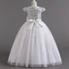 Платье принцессы для подружки невесты на день рождения, свадебное платье для маленьких девочек