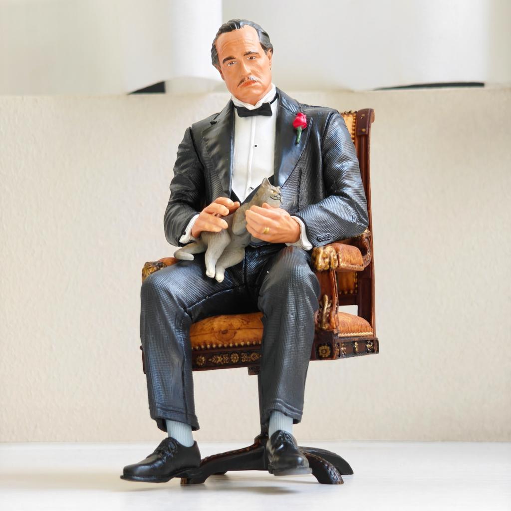 15CM Film Characters Vito Corleone The Godfather Replaable arm Male Sne Figure Dolls Model For Toy