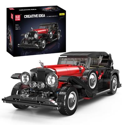 Mold King 10114 MOC Technology Старая модель автомобиля Строительные блоки Кабриолет Автомобиль Зажимная конструкция Спортивная модель автомобиля Зажимная конструкция Строительные блоки Набор подходит