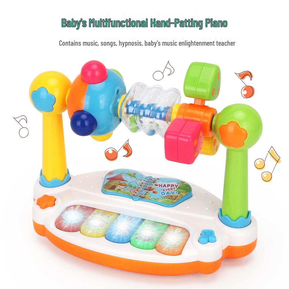 Multifunctional Baby Electronic Keyboard with Lights - Early Education and Singing Musical Instrument