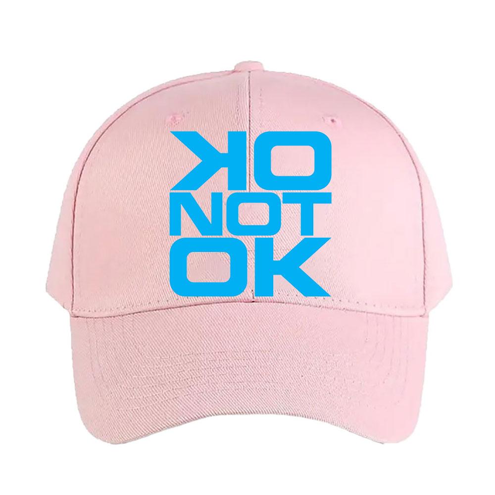OK not Ok Cap Summer Women Unisex Adult Peaked Hat Fashion Casual Adjustable Printed Baseball Caps Trucker Cap boyfriend