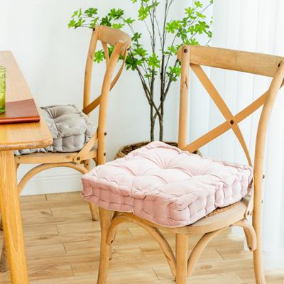 Подушка для сиденья стула, толстая бархатная подушка для сиденья 38x38 см, однотонная подушка для матраса для помещений