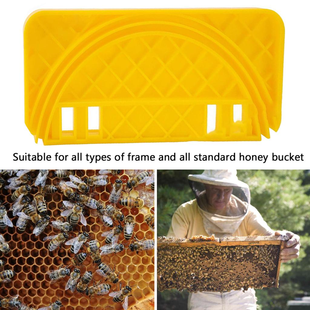 ABS Honeys Uncapping Tanks Nest Holder Beekeeping Scraper Rack Cleaning Tool Equipment Box for Beekeepers Outdoor Garden
