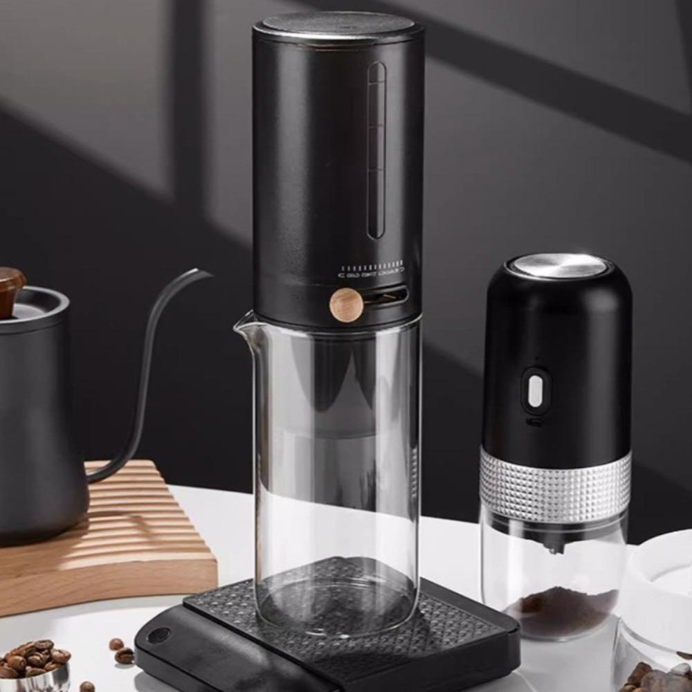 450ml Ice Drip Coffee Maker with Filter Paper Cold Brew Coffee Dripper Outdoor