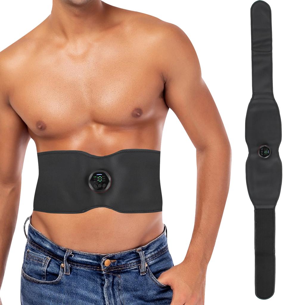 EMS фитнес-пояс регулируемый тренажер для мышц живота для похудения талии тонизирующая наклейка