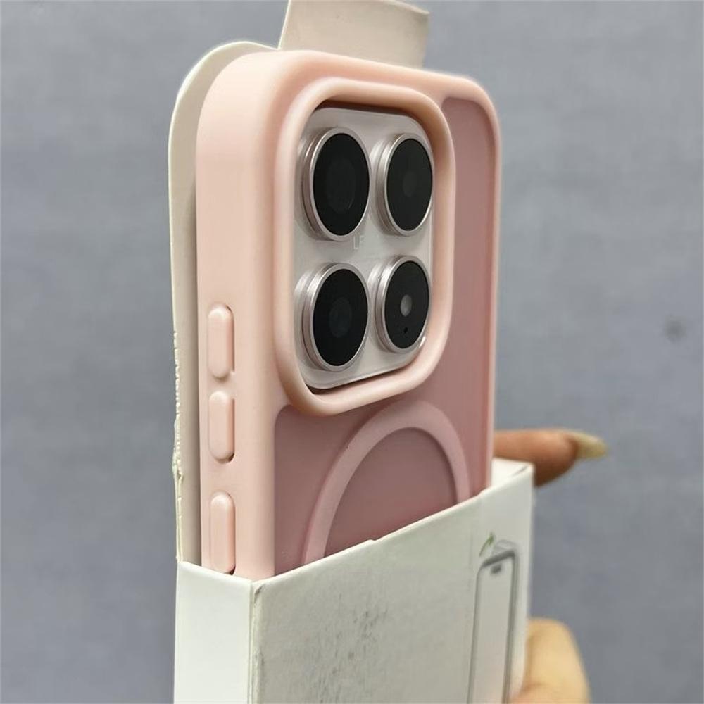 Матовый Полупрозрачный Магнитный Чехол Для Xiaomi 17T 15T 17 Pro Max Для Беспроводной Зарядки Magsafe Мягкий ТПУ Каркас + Ударопрочная Крышка из ПК
