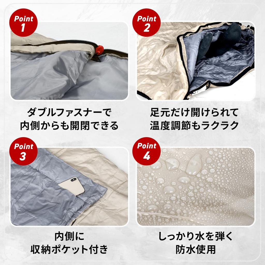 ГГН. Спальный мешок, Тип конверта, Легкий, На открытом воздухе, Кемпинг, Предотвращение стихийных бедствий, Сон в машине, Можно стирать, Включает сумку для хранения,