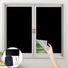 Съемная светоблокирующая самая темная оконная пленка Ткань DIY Полное затемнение Стекло Приватность Затемнение Оконная наклейка Теплоизоляция