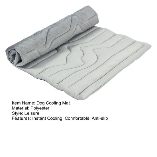 Dog Cooling Mat for Medium Large Dogs Orthopedic Memory Foam Pet Pad Summer Self Cooling Sleeping Pad for Crate Bed Floor Cat Seat