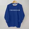 Women's Loose And Comfortable Round Neck Long Sleeved Sweatshirt With Printed Text