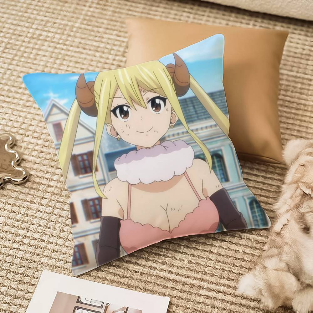 F-Fairy Tail E-Эрза Скарлет Наволочка Защита от пылевых клещей Невидимая молния Диван Кровать