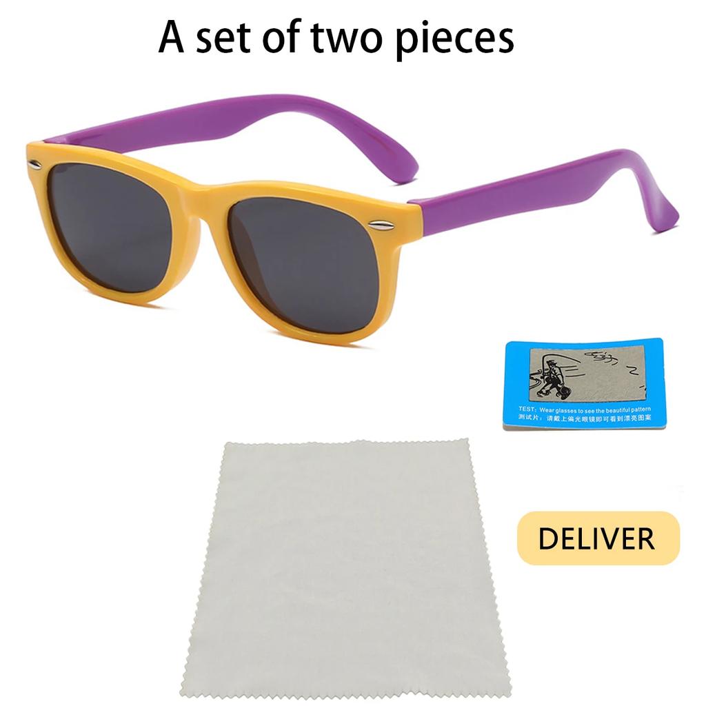 Новые модные брендовые детские цветные солнцезащитные очки с защитой от ультрафиолета, детские солнцезащитные очки с защитой от синего света, мужские и женские солнцезащитные очки UV400