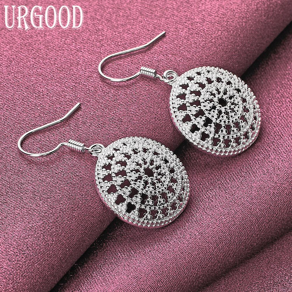 Модные серьги-подвески из стерлингового серебра 925 пробы, свадебные украшения