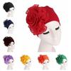 Королевская шапочка-боннет, эластичный платок на голову, эластичная шапочка для химиотерапии, мусульманский хиджаб, обертывание для волос при выпадении, шляпа с цветком