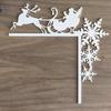 Christmas Reindeer Decoration Door Frame Corner Sign Decorations