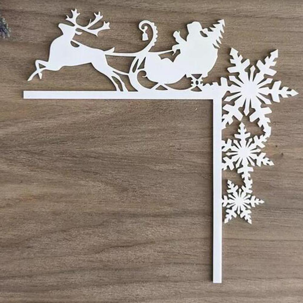 Christmas Reindeer Decoration Door Frame Corner Sign Decorations